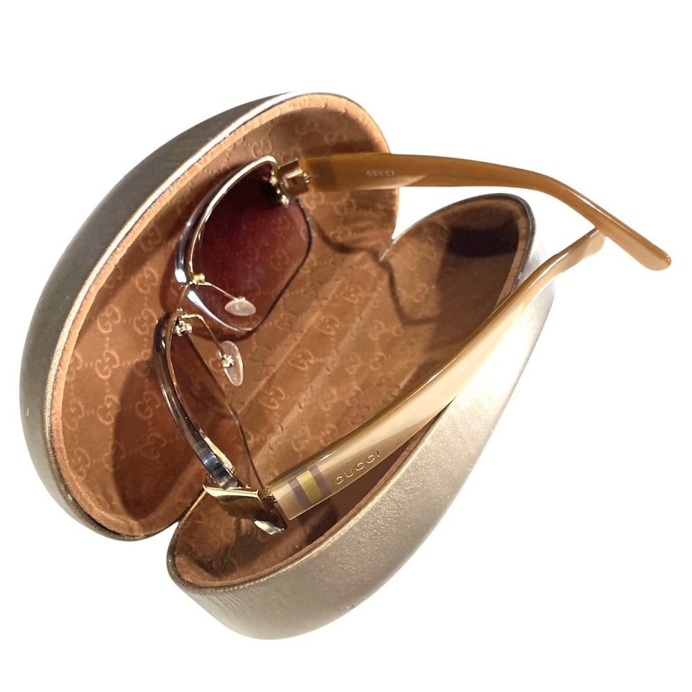 Gucci Brown Gradient Sunglasses - Picture 3 of 6